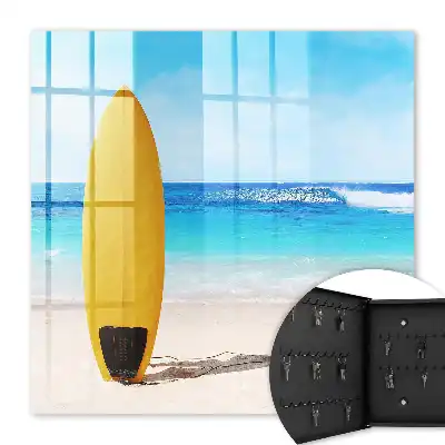 Surfparadijs met blauwe lucht