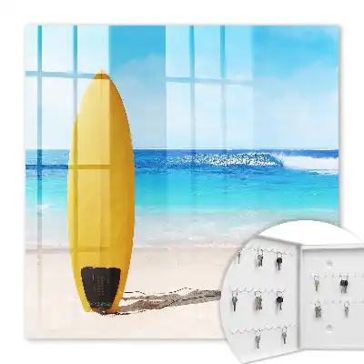 Surfparadijs met blauwe lucht