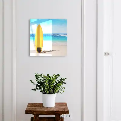 Surfparadijs met blauwe lucht