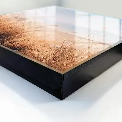 Graslandschap in pastelkleuren