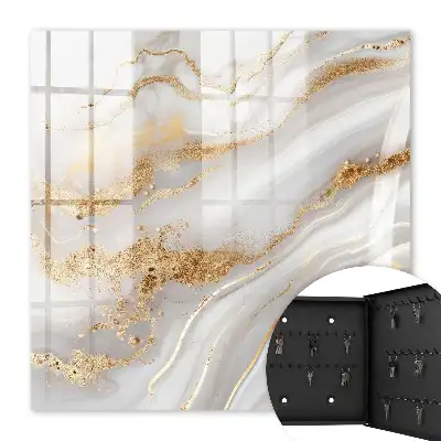 Abstracte kunst met gele accenten