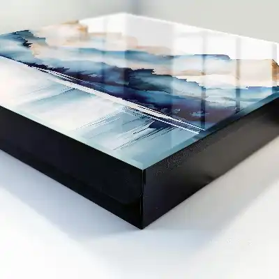 Aquarel berglandschap poster