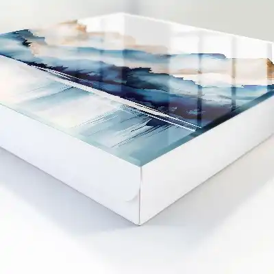 Aquarel berglandschap poster