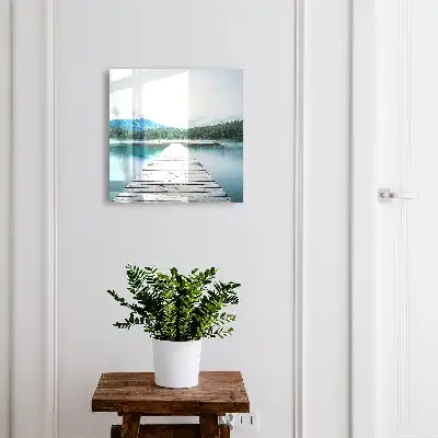 Vredesmeer omgeven door bergen