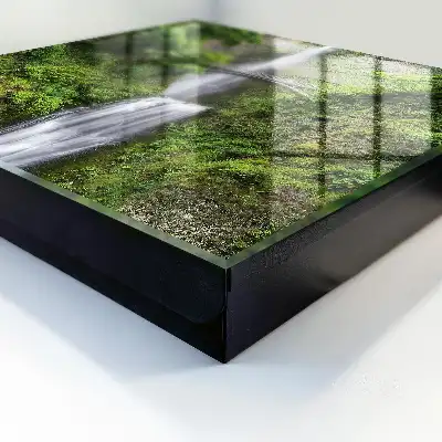 Natuurlijke harmonie omgeven door groen