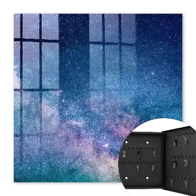 Een kosmische nacht vol sterren