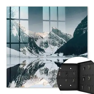 Winterlandschap aan het meer