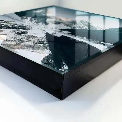 Winterlandschap aan het meer