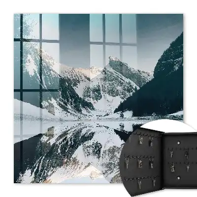 Winterlandschap aan het meer