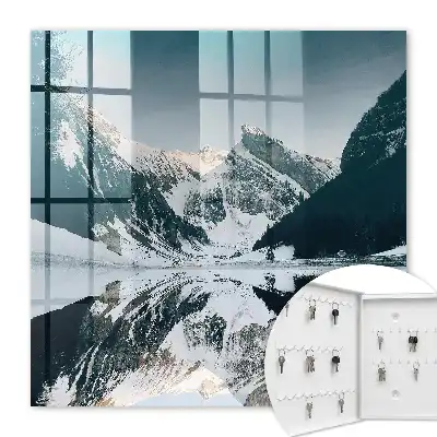Winterlandschap aan het meer