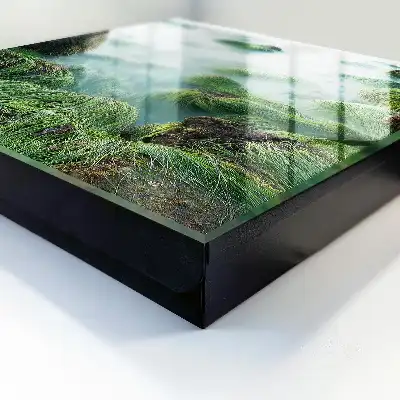 Groene golven zonder de nevel