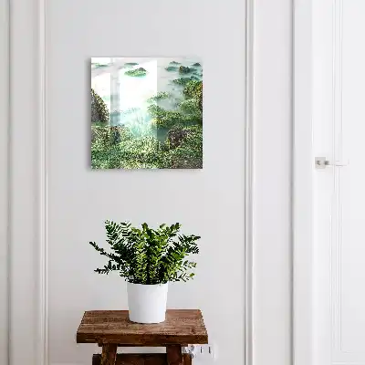 Groene golven zonder de nevel