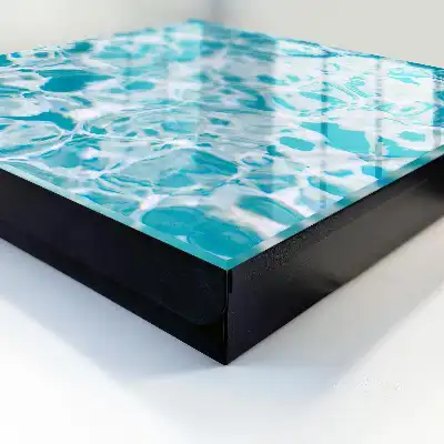 Waterwervels met een hypnotiserend effect