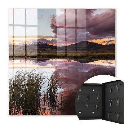 Zonsondergang in de bergen