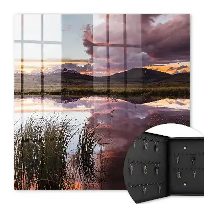 Zonsondergang in de bergen