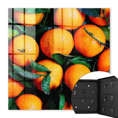 Verse fruit en groene bladeren