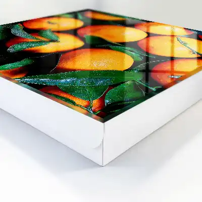 Verse fruit en groene bladeren