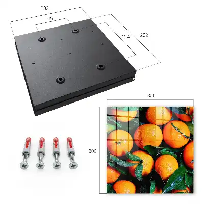Verse fruit en groene bladeren