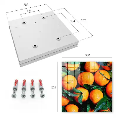 Verse fruit en groene bladeren