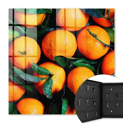 Verse fruit en groene bladeren