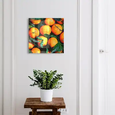 Verse fruit en groene bladeren