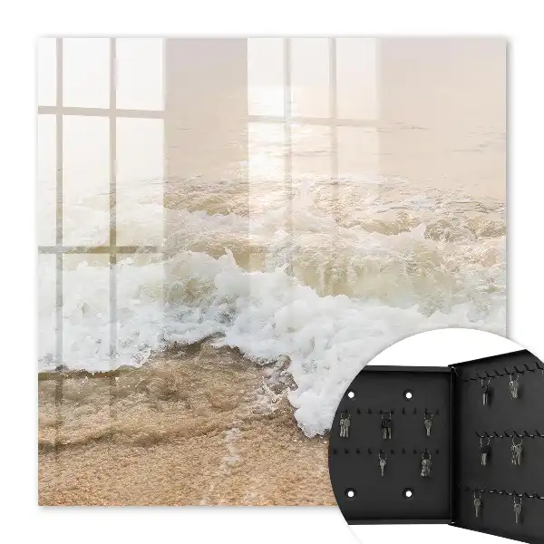 Zeegolf met zonnestralen