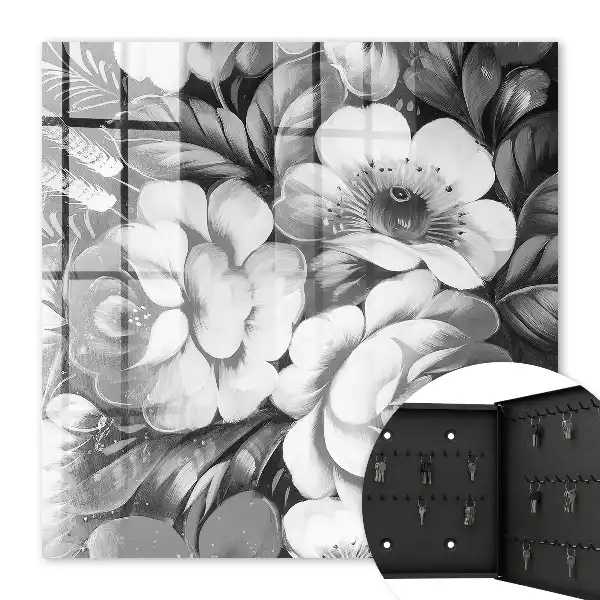 Monochromatische bloemen in een elegante compositie
