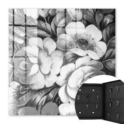 Monochromatische bloemen in een elegante compositie