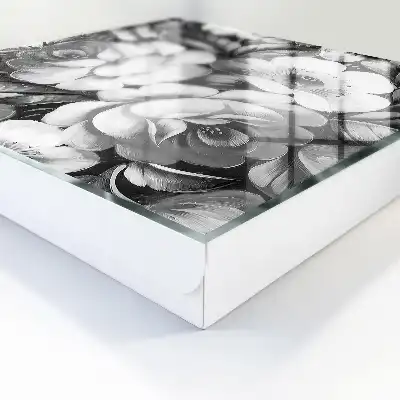 Monochromatische bloemen in een elegante compositie