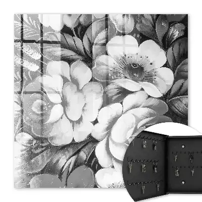 Monochromatische bloemen in een elegante compositie