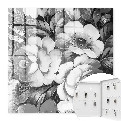 Monochromatische bloemen in een elegante compositie