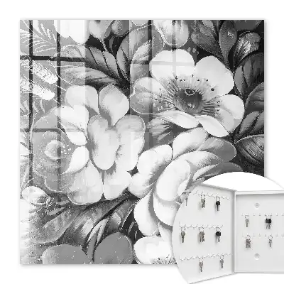 Monochromatische bloemen in een elegante compositie