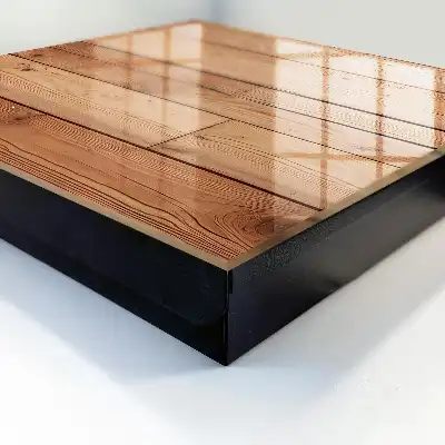 Warme houten planken