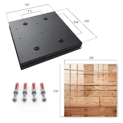 Warme houten planken