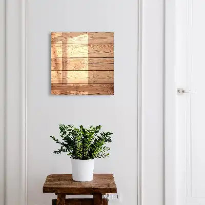 Warme houten planken