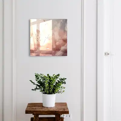 Decoratieve veren in pastelkleuren