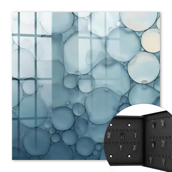 Blauwe bubbels in diverse tinten