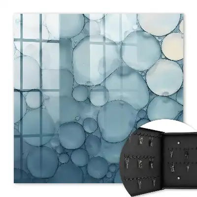 Blauwe bubbels in diverse tinten