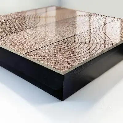 Behang met golvende texturen en patronen