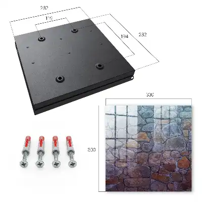 Natuurstenen structuurwand