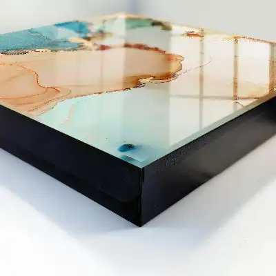 Abstracte lijnkunst als wanddecoratie