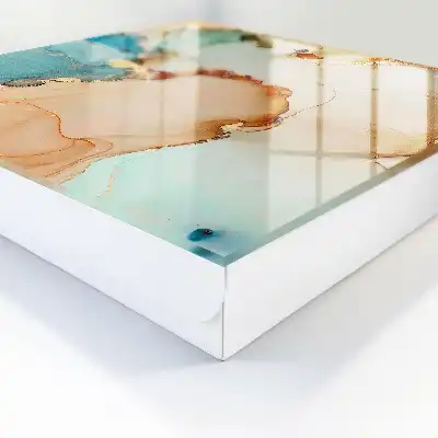Abstracte lijnkunst als wanddecoratie