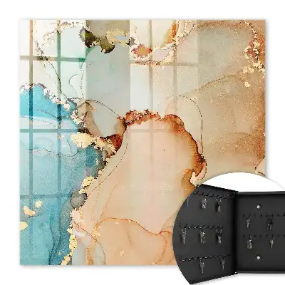 Abstracte lijnkunst als wanddecoratie