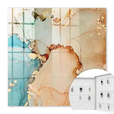 Abstracte lijnkunst als wanddecoratie