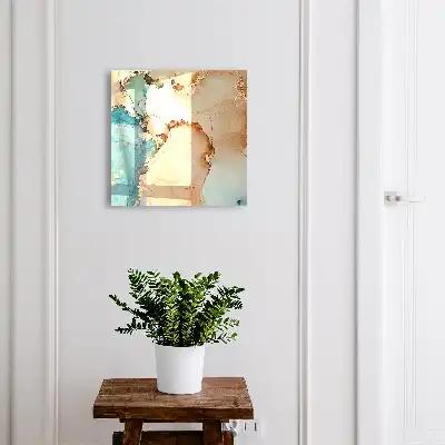 Abstracte lijnkunst als wanddecoratie