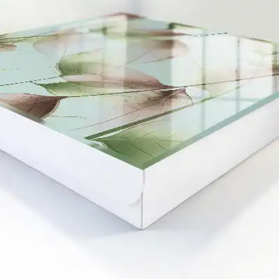 Natuurlijke bladeren in groen en bruin