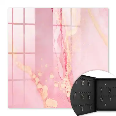 Roze droom met crèmekleurige accenten