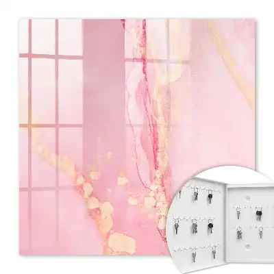 Roze droom met crèmekleurige accenten