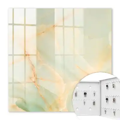 Behang met pastelkleurig patroon van fijne lijnen