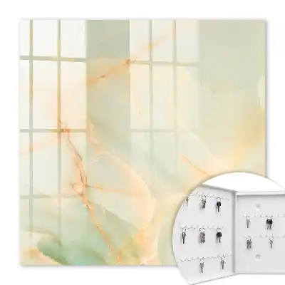 Behang met pastelkleurig patroon van fijne lijnen